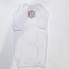 BLOOPER KIDS: Monogrammed Baby Layette Gown