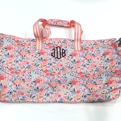 BLOOPER BAG: Monogrammed Weekend Bag