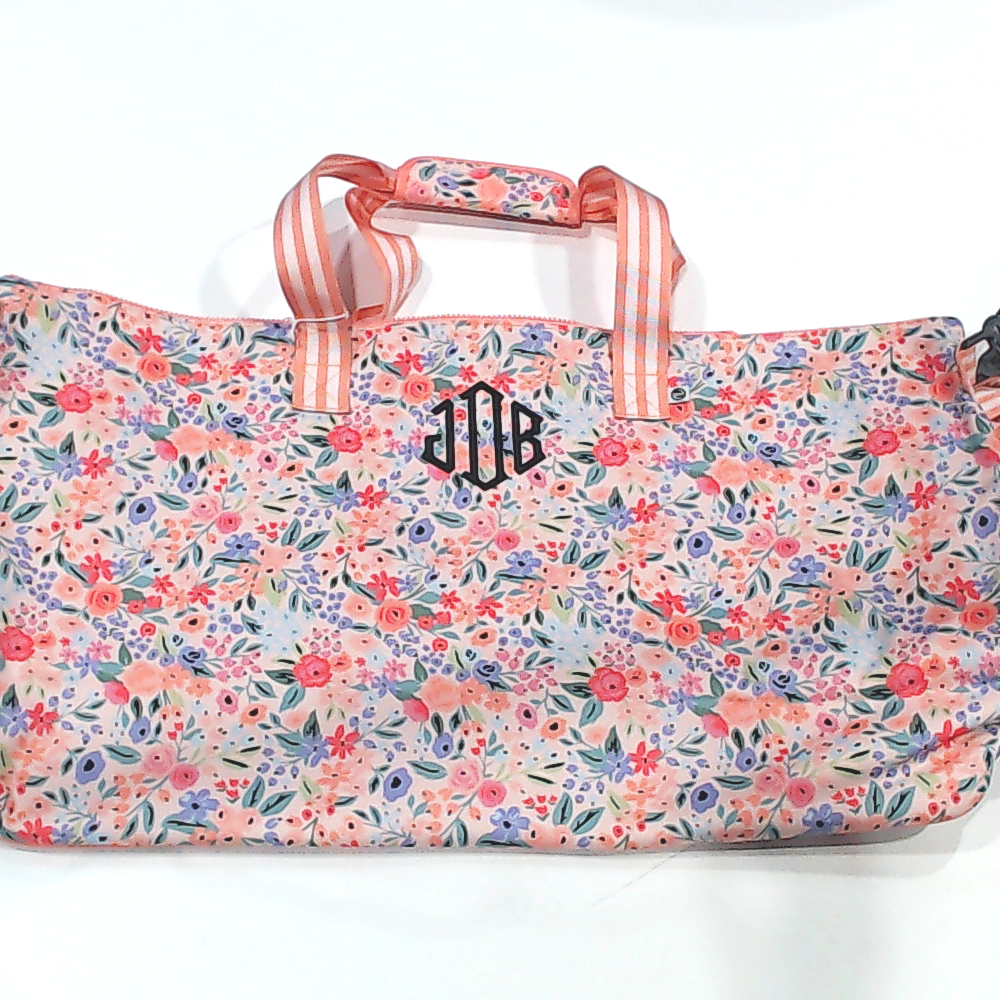 BLOOPER BAG: Monogrammed Weekend Bag