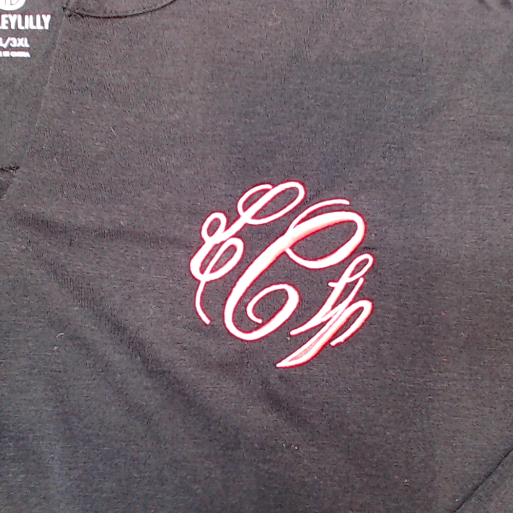 BLOOPER CLOTHING: Monogrammed Peplum Top
