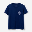 Monogrammed Short Sleeve Shirt | Navy