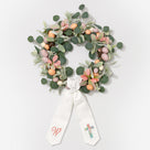 Personalized Easter Wreath Sash | Cross