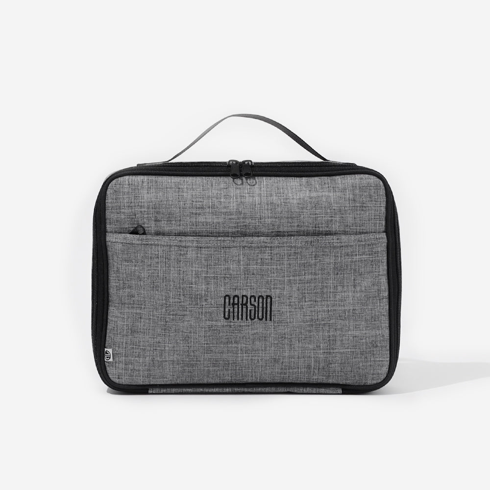 Name on Kids Activity Art Case in Heathered Grey