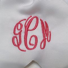 BLOOPER KIDS: Monogrammed Girls Hair Bow