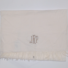 BLOOPER ACCESSORY: Monogrammed Cashmere Feel Scarf