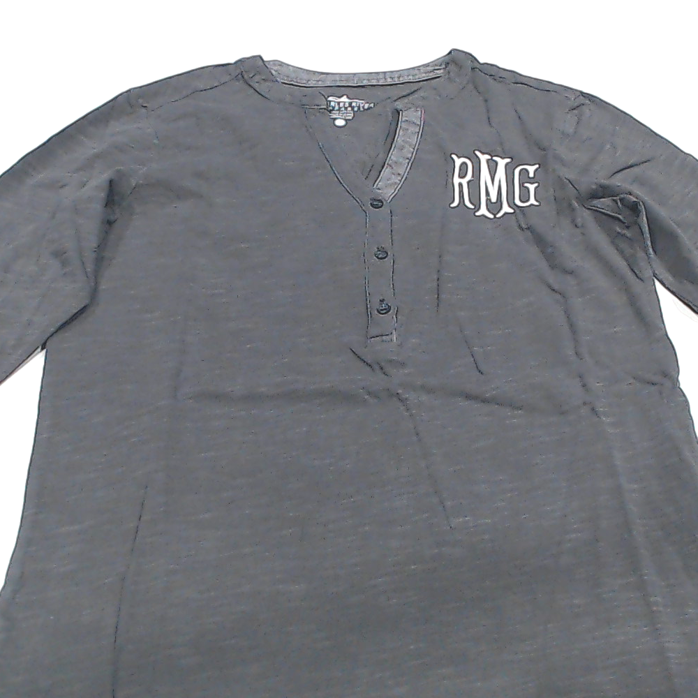 BLOOPER CLOTHING: Monogrammed Henley