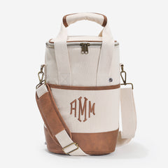 Monogrammed Ivory Tall Cooler