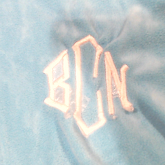 BLOOPER CLOTHING: Monogrammed Puff Sleeve Fleece Pullover