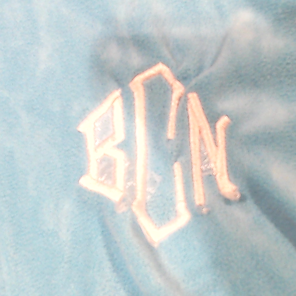 BLOOPER CLOTHING: Monogrammed Puff Sleeve Fleece Pullover
