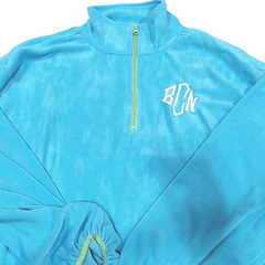 BLOOPER CLOTHING: Monogrammed Puff Sleeve Fleece Pullover