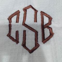 BLOOPER CLOTHING: Monogrammed Waffle Shirt