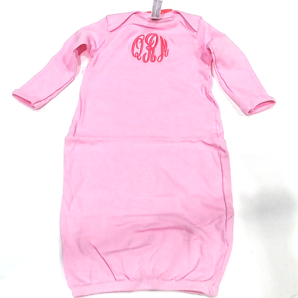 BLOOPER KIDS: Monogrammed Baby Layette Gown