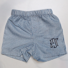 BLOOPER KIDS: Monogrammed Boys Swim Trunks