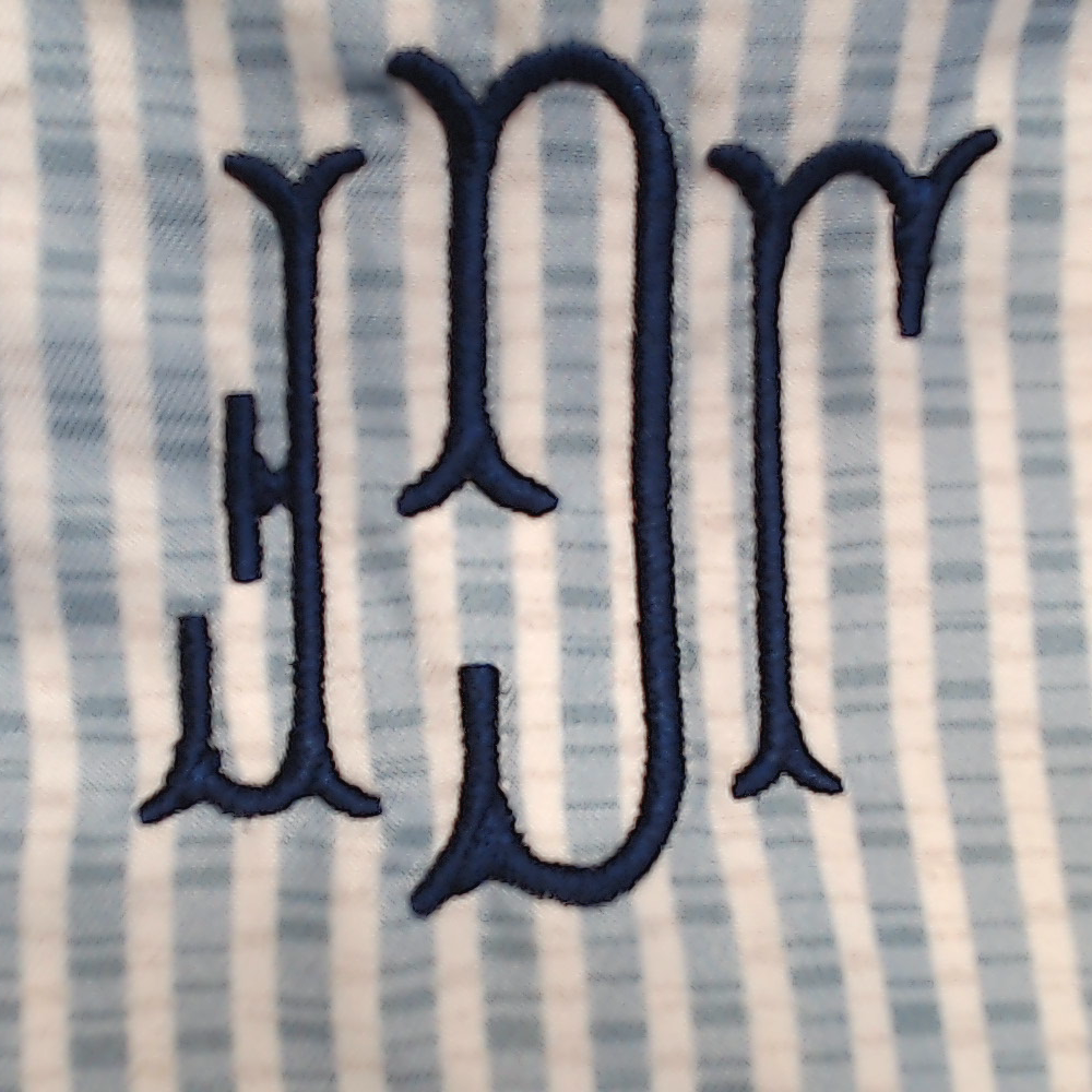 BLOOPER KIDS: Monogrammed Boys Swim Trunks