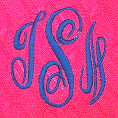 BLOOPER CLOTHING: Monogrammed Poncho
