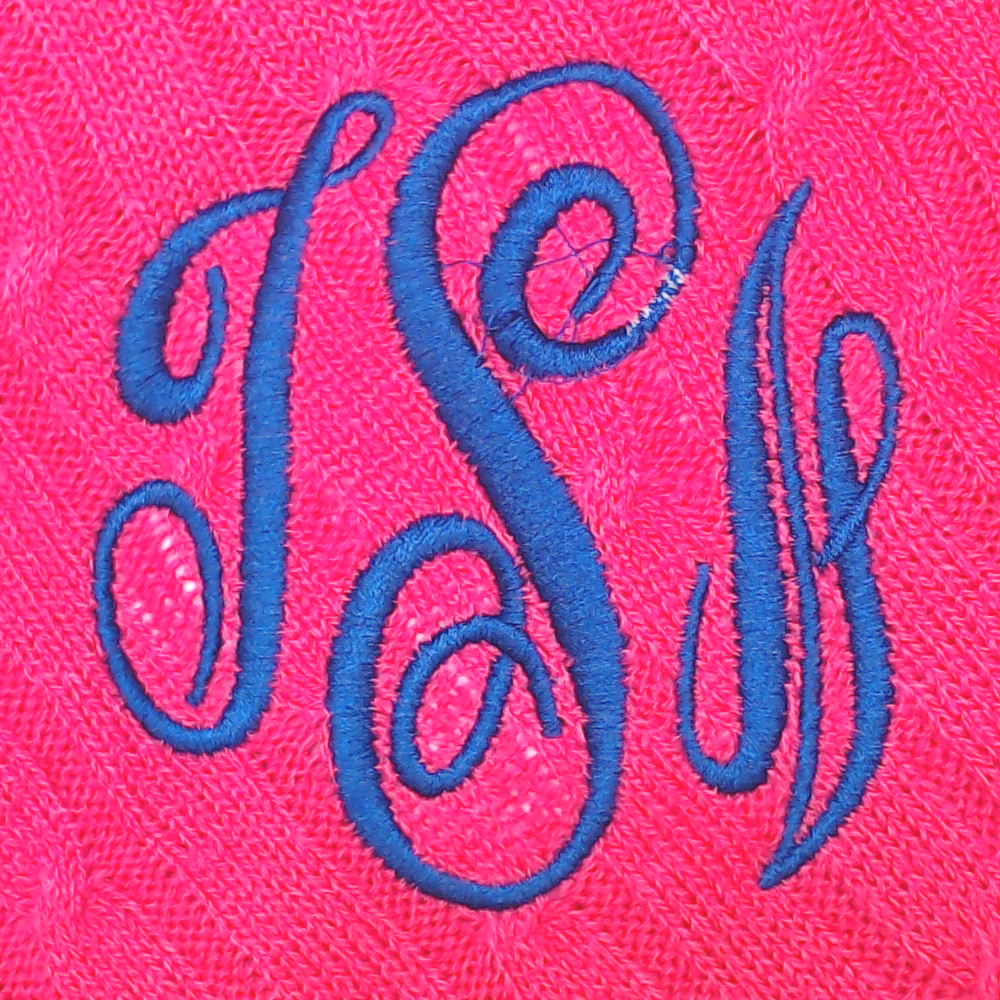 BLOOPER CLOTHING: Monogrammed Poncho