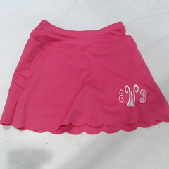BLOOPER KIDS: Monogrammed Girls Skort