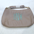 BLOOPER BAG: Monogrammed Shoulder Bag