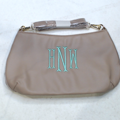 BLOOPER BAG: Monogrammed Shoulder Bag