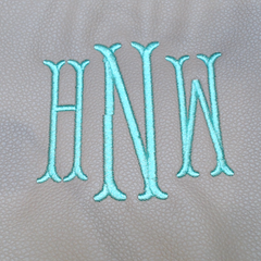 BLOOPER BAG: Monogrammed Shoulder Bag