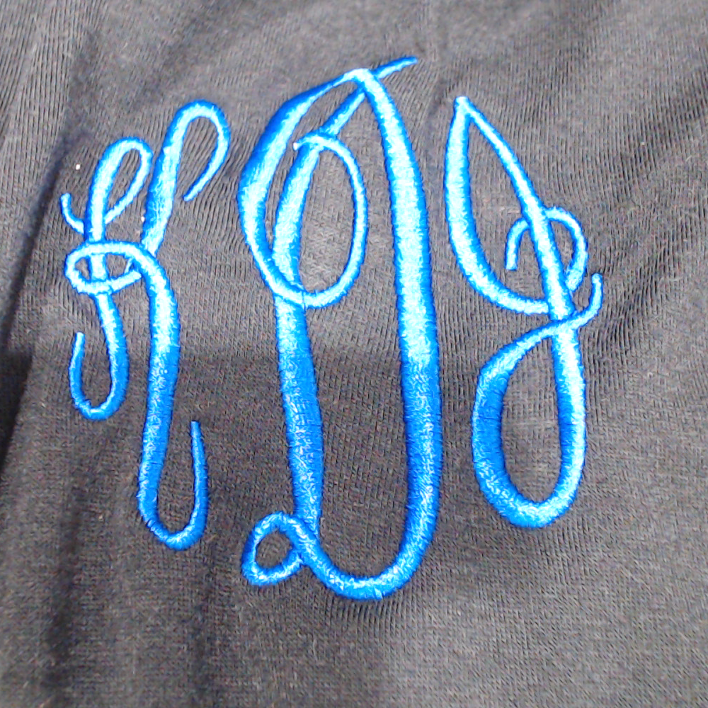 BLOOPER CLOTHING: Monogrammed Peplum Top