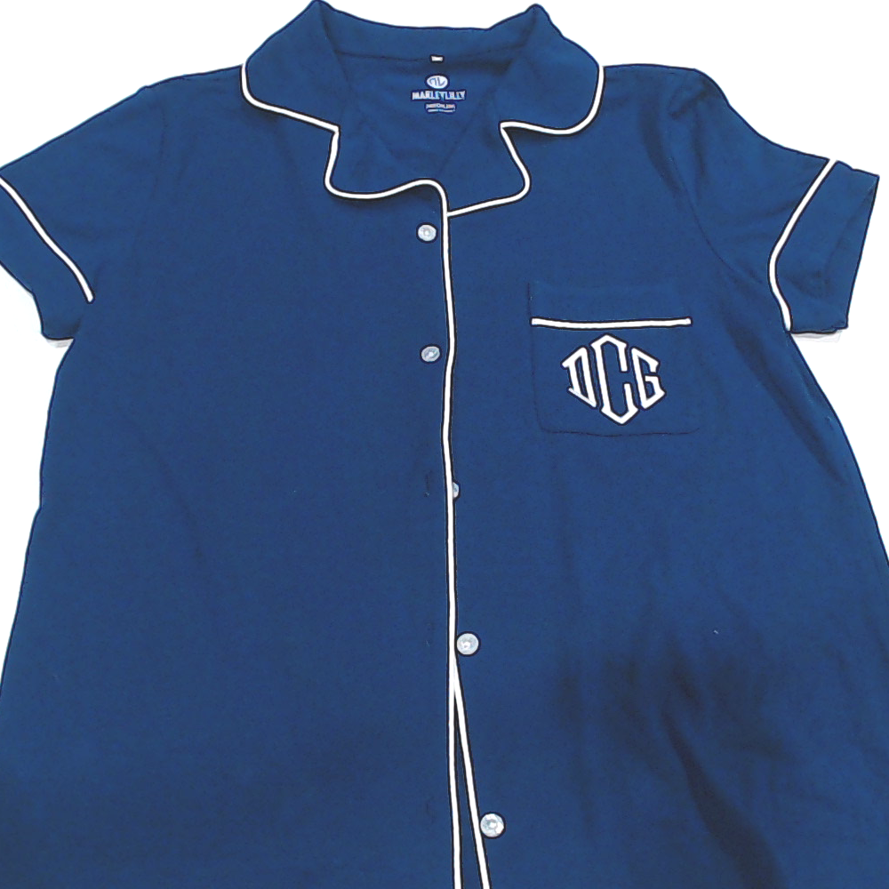 BLOOPER CLOTHING: Monogrammed Classic Sleep Top