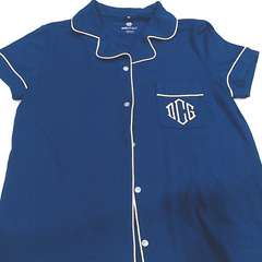 BLOOPER CLOTHING: Monogrammed Classic Sleep Top