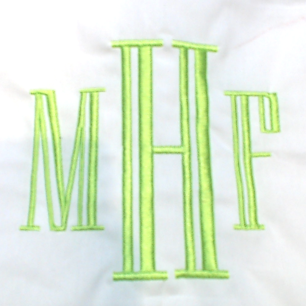 BLOOPER ACCESSORY: Monogrammed Pillow Sham