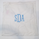 BLOOPER ACCESSORY: Monogrammed Pillow Sham
