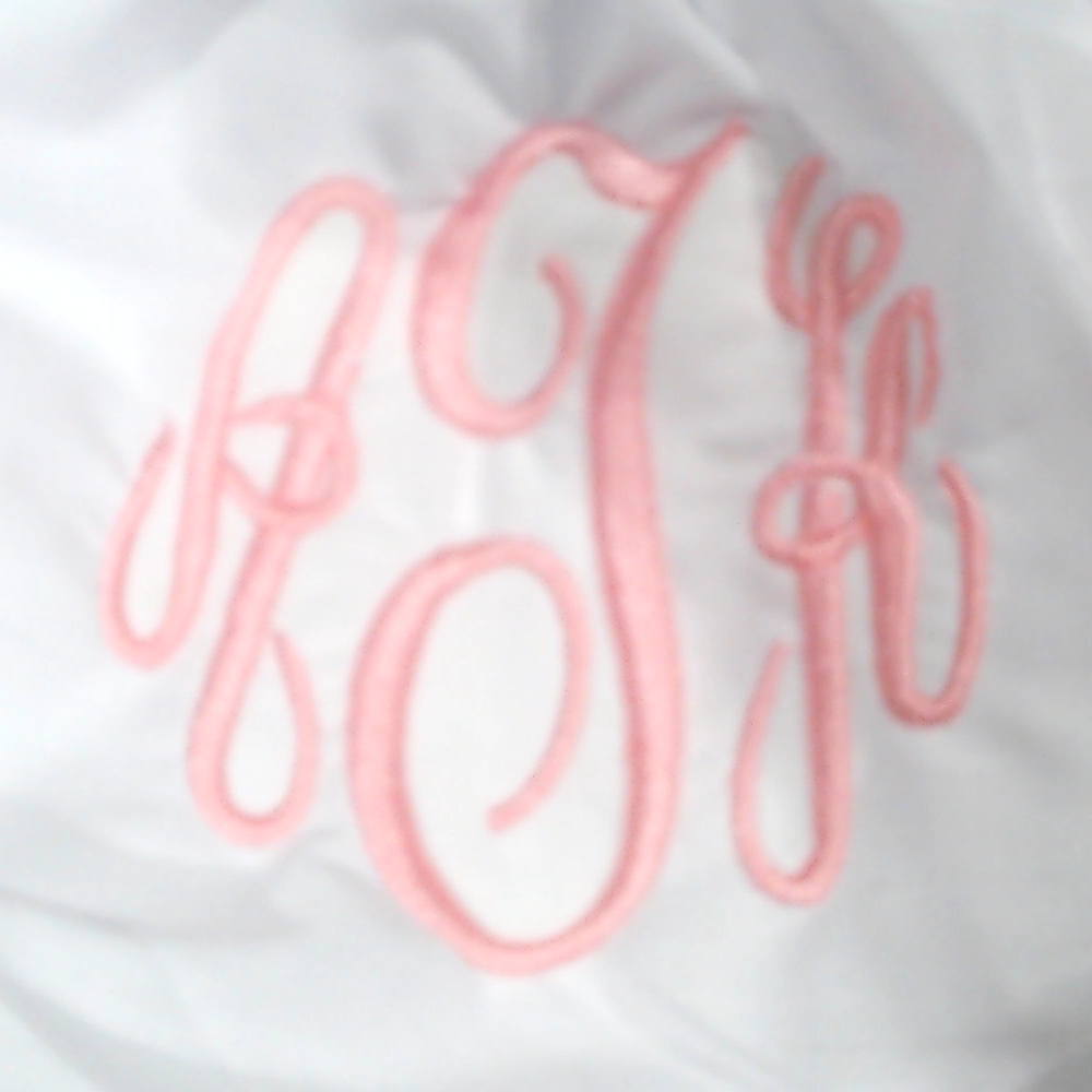 BLOOPER KIDS: Monogrammed White Eyelet Baby Bloomers