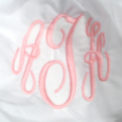 BLOOPER KIDS: Monogrammed White Eyelet Baby Bloomers