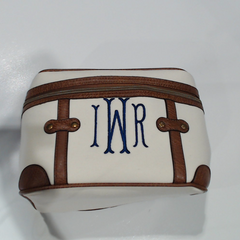BLOOPER ACCESSORY: Monogrammed Vintage Train Case