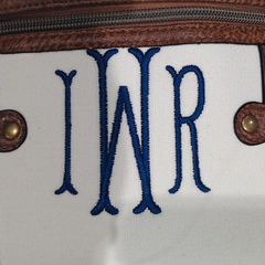 BLOOPER ACCESSORY: Monogrammed Vintage Train Case