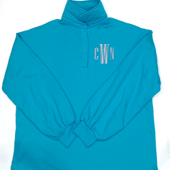 BLOOPER CLOTHING: Monogrammed Puff Sleeve Sweatshirt