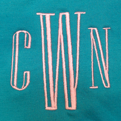 BLOOPER CLOTHING: Monogrammed Puff Sleeve Sweatshirt