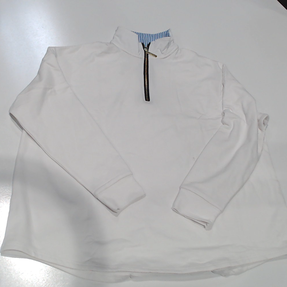 BLOOPER CLOTHING: BLANK Quarter Zip Sweatshirt