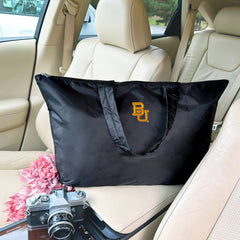 Baylor Packable Duffel Weekend Bag in car