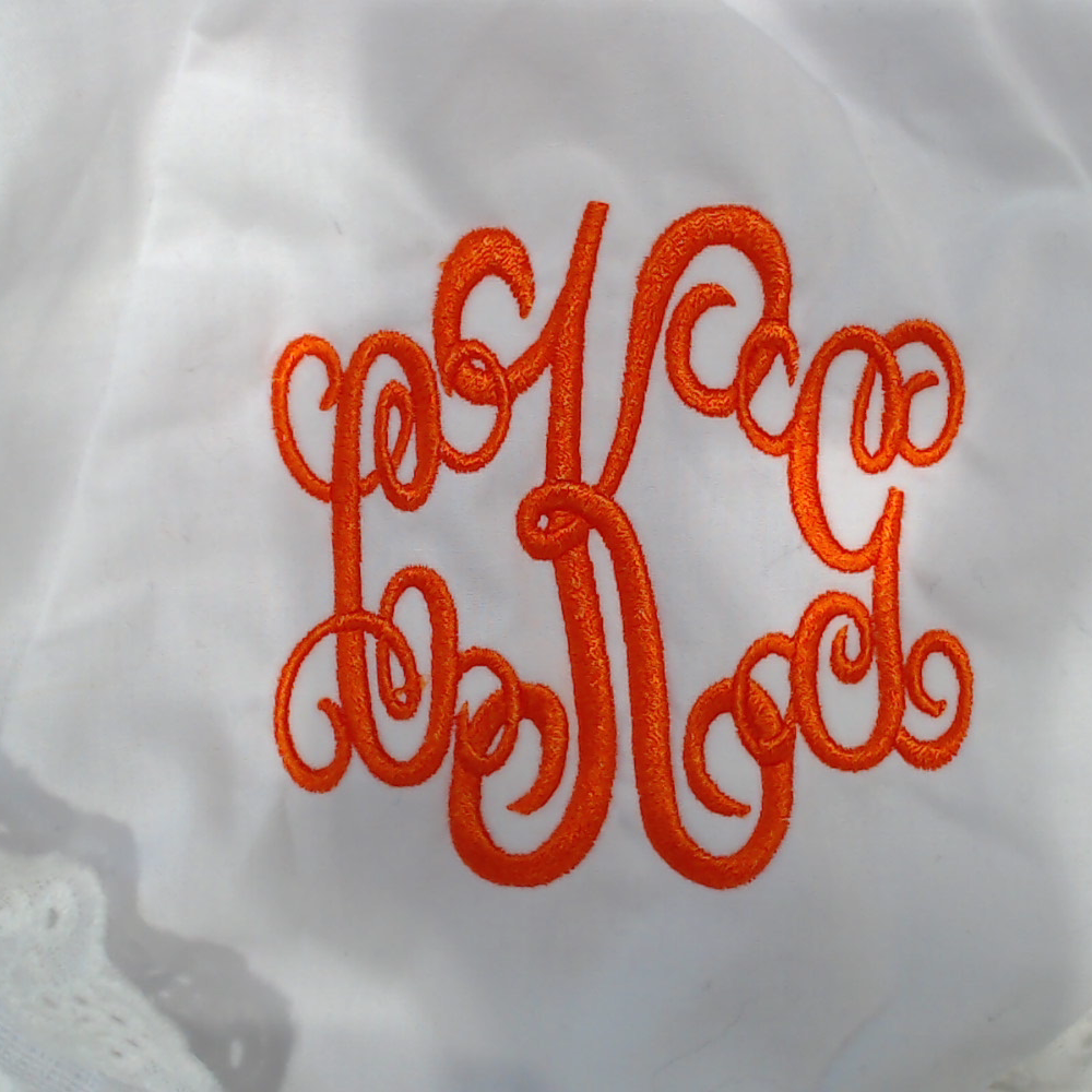 BLOOPER KIDS: Monogrammed White Eyelet Baby Bloomers