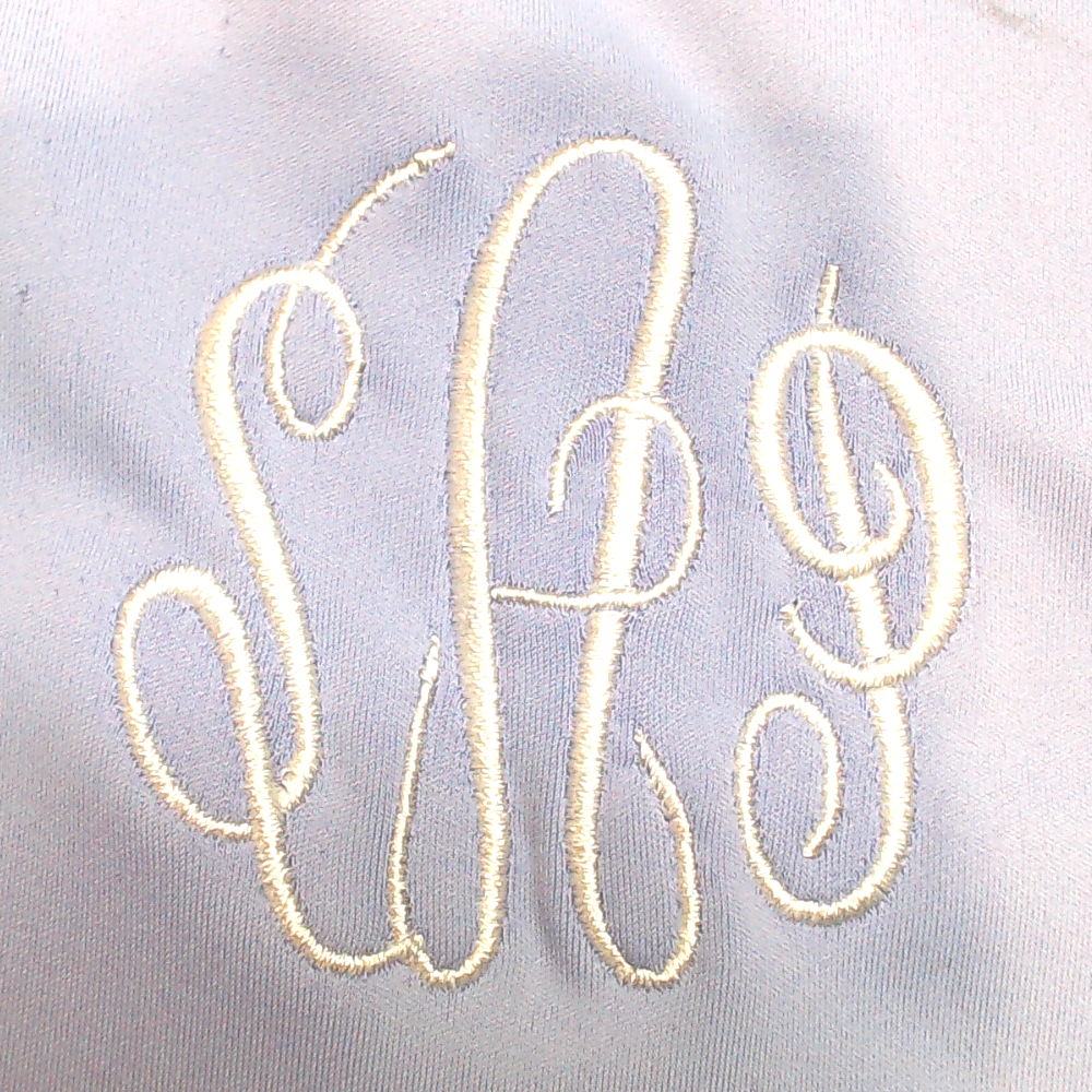 BLOOPER KIDS: Monogrammed Girls Scallop Dress