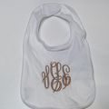 BLOOPER KIDS: Monogrammed Baby Bib