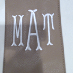 BLOOPER BAG: Monogrammed Weekender Bag