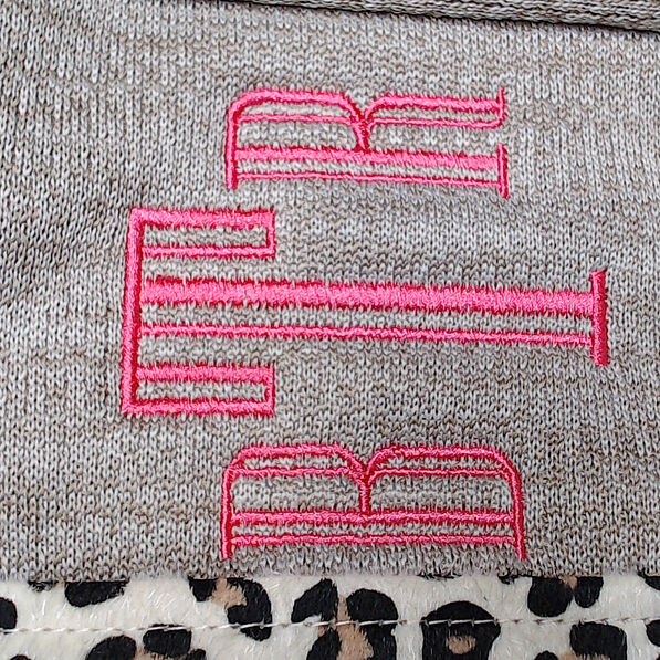 BLOOPER ACCESSORY: Monogrammed Leopard Bible Carrier