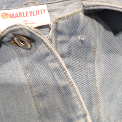 BLOOPER CLOTHING: Monogrammed Sequin Denim Shacket