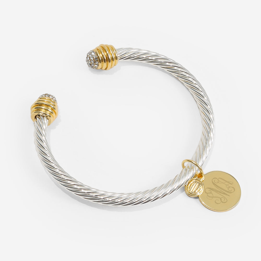 Monogrammed Cable Bracelet | Marleylilly