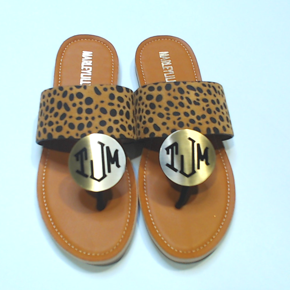 BLOOPER KIDS: Monogrammed Youth Sandals