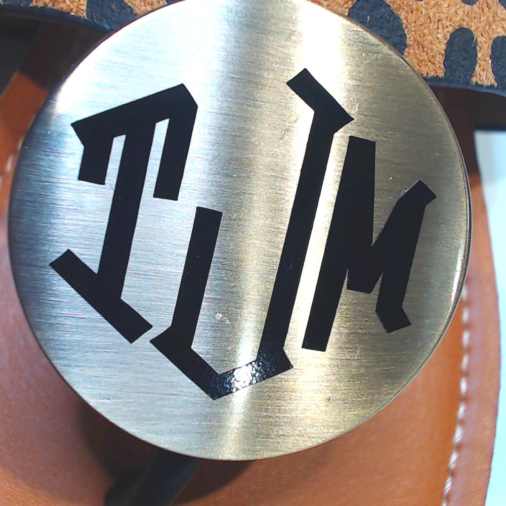 BLOOPER KIDS: Monogrammed Youth Sandals