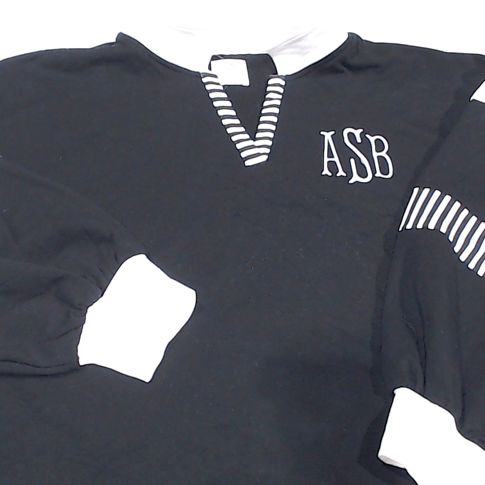 BLOOPER CLOTHING: Monogrammed Colorblock Sweatshirt