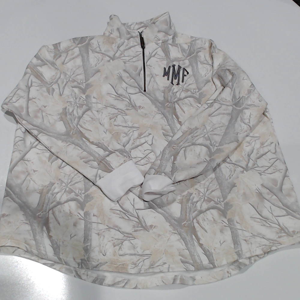 BLOOPER CLOTHING: Monogrammed Quarter Zip Sweatshirt