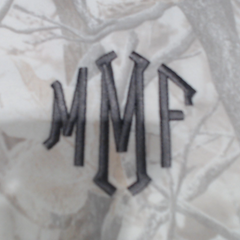 BLOOPER CLOTHING: Monogrammed Quarter Zip Sweatshirt