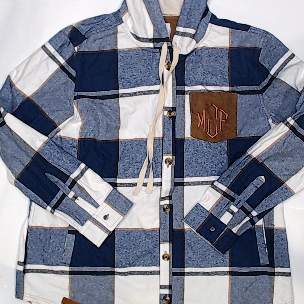 BLOOPER CLOTHING: Monogrammed Shirt Jacket